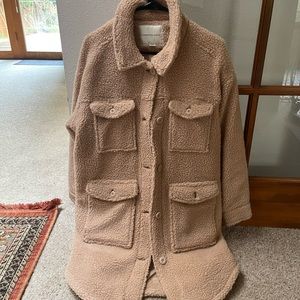 American Eagle Sherpa Coat - Teddy - Medium